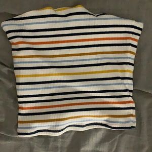 Stripe tube top